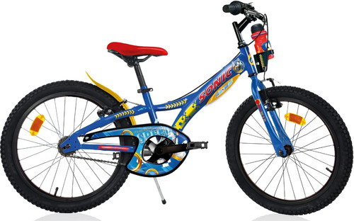 Sonic kids bike with bottle - with,