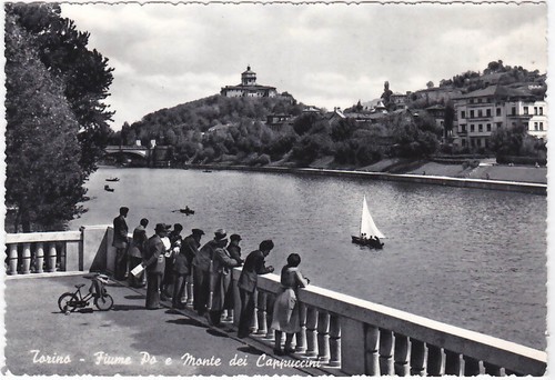 Turin river and monte - and, dei